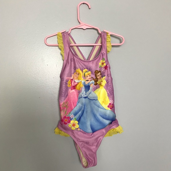 Disney Other - Disney Princess Kids Swim One Piece